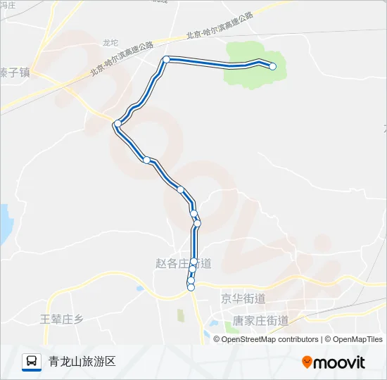 公交游2路的线路图