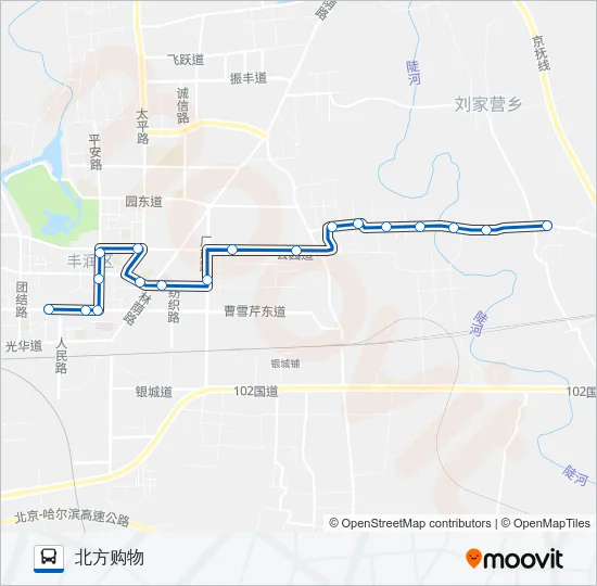 104路 Bus Line Map