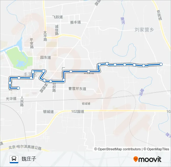 104路 Bus Line Map