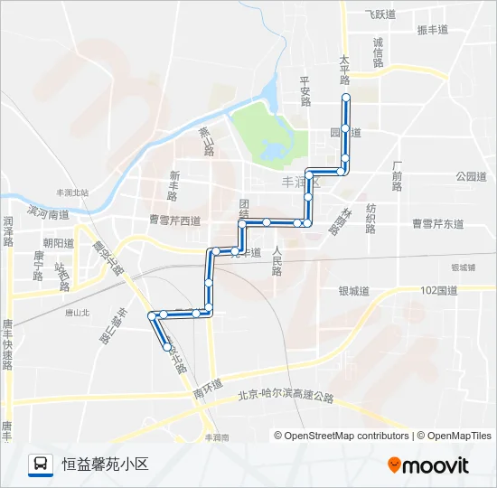 105路 Bus Line Map