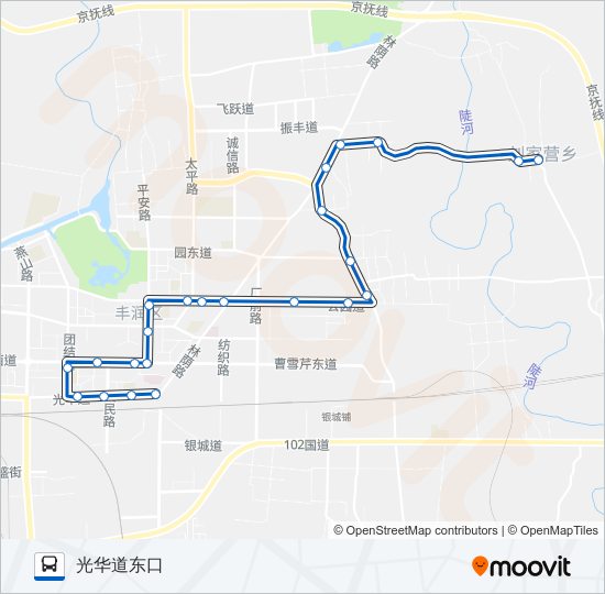 106路 bus Line Map