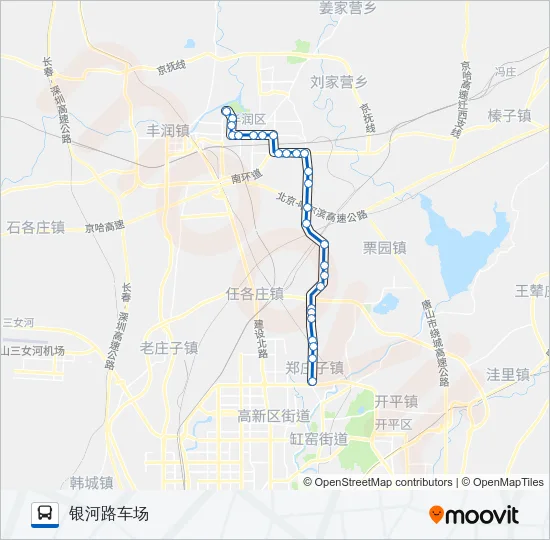 110路 Bus Line Map