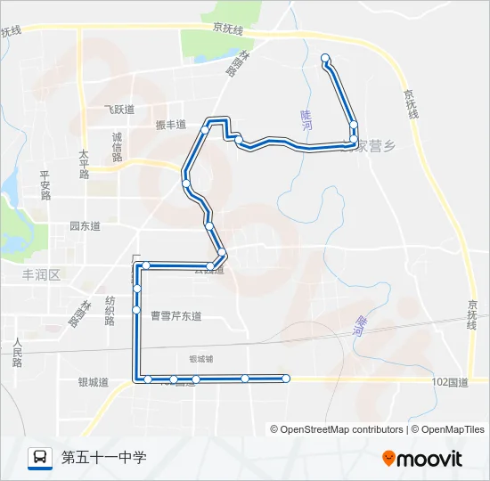 115路 Bus Line Map