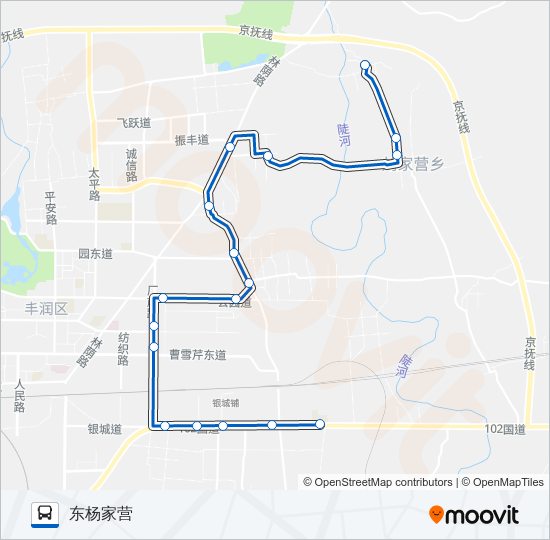 公交115路的线路图