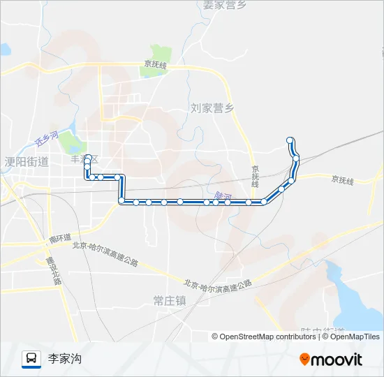 117路 Bus Line Map