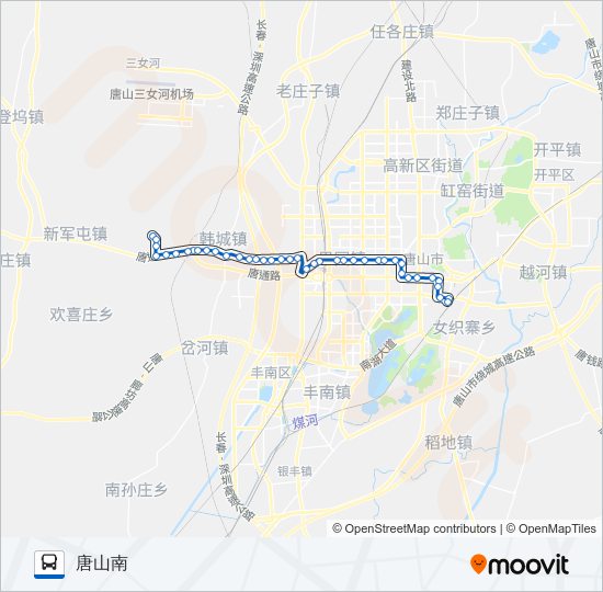 公交118路的线路图