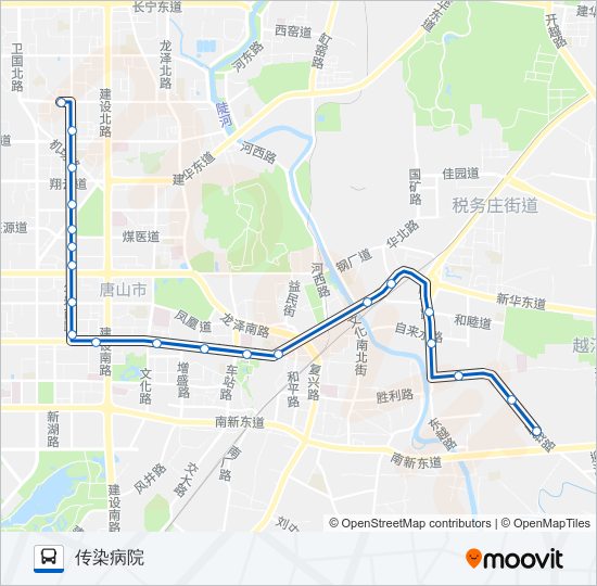 公交17支路的线路图