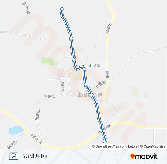 202路 Bus Line Map
