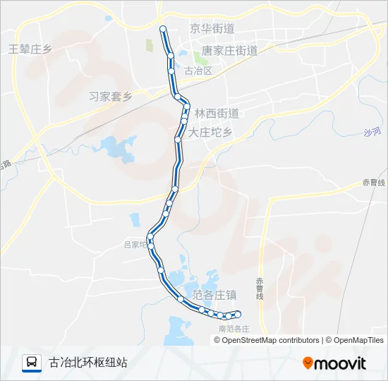 203路 Bus Line Map