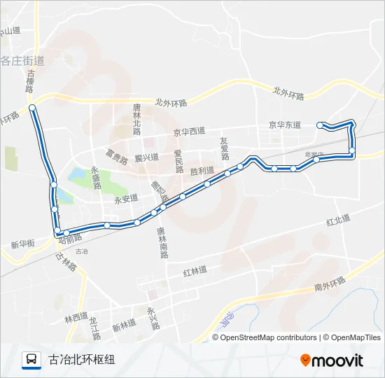 204路 Bus Line Map