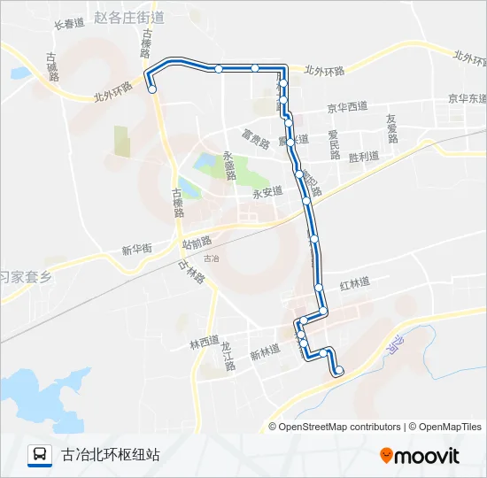 205路 Bus Line Map