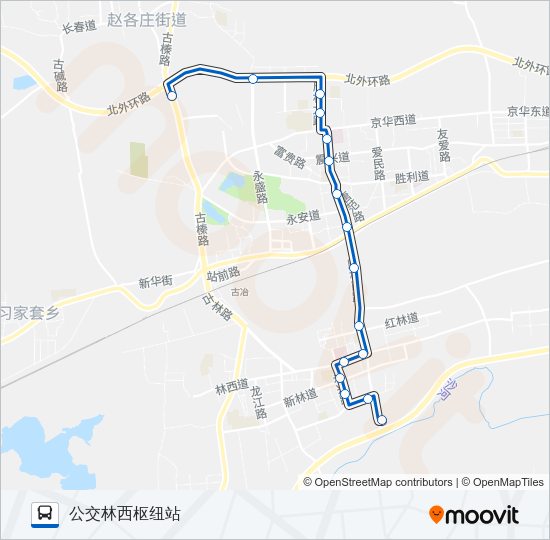 205路 Bus Line Map
