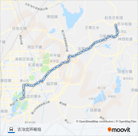 210路 bus Line Map