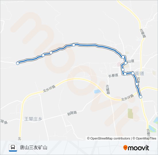 公交212路的线路图