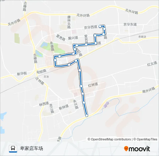 213路 Bus Line Map