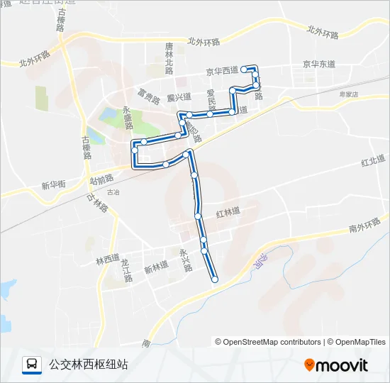 213路 Bus Line Map