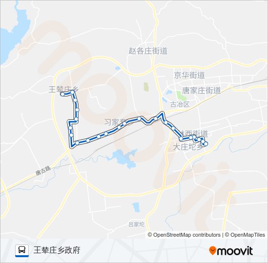 公交215路的线路图