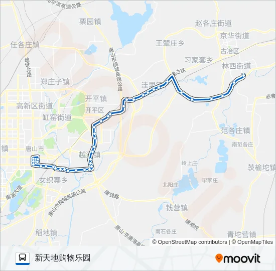 216路 Bus Line Map