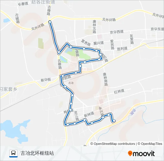 218路 Bus Line Map