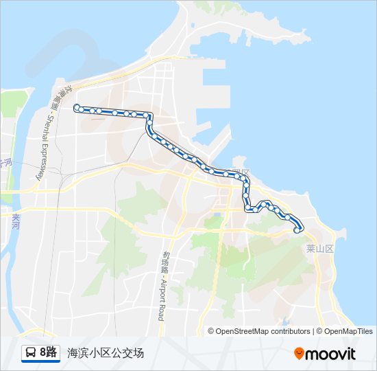 公交8路的线路图