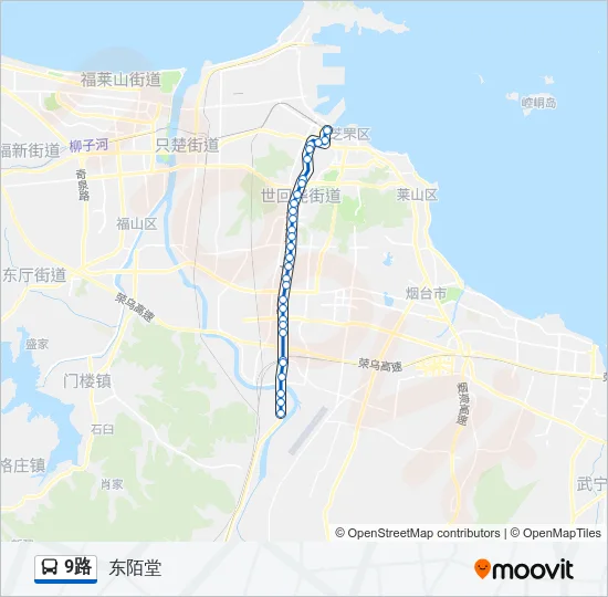 公交9路的线路图