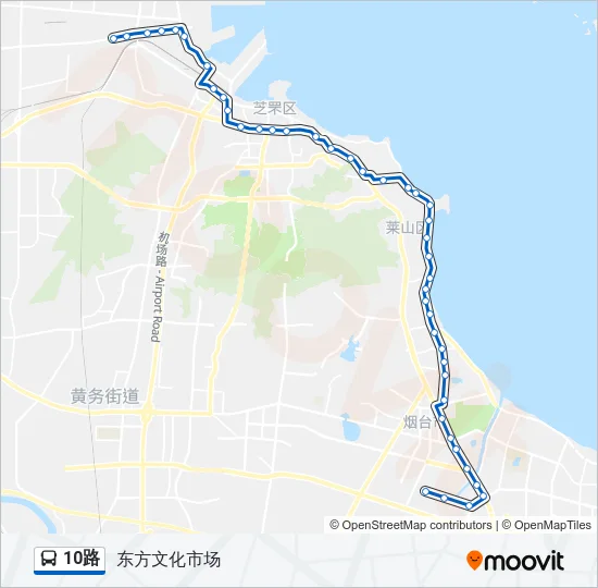 10路 Bus Line Map