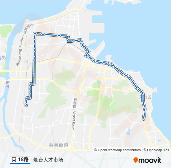 18路 Bus Line Map