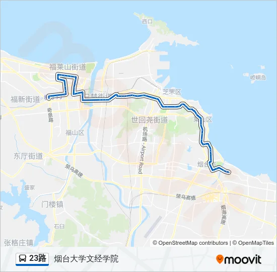 23路 Bus Line Map