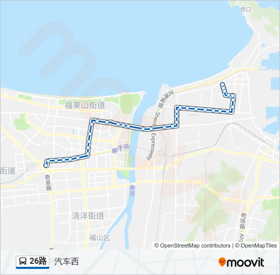 26路 Bus Line Map