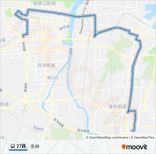 27路 Bus Line Map