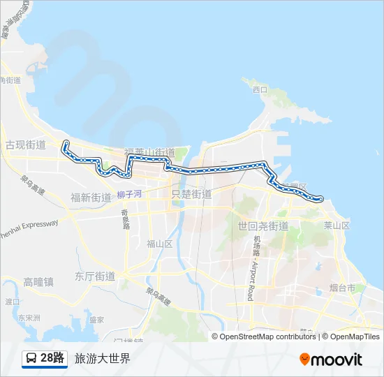 28路 Bus Line Map