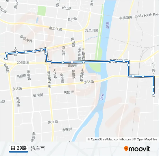29路 Bus Line Map