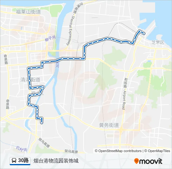 30路 Bus Line Map