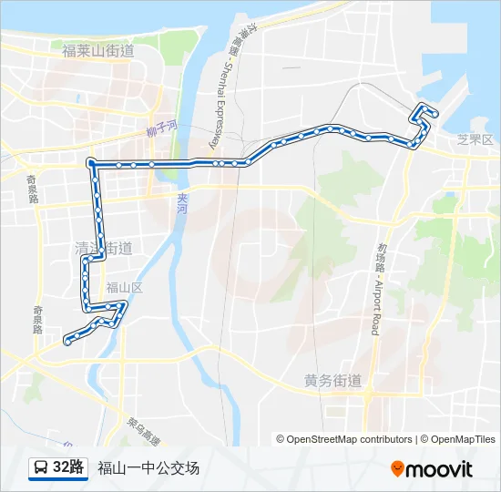 32路 Bus Line Map