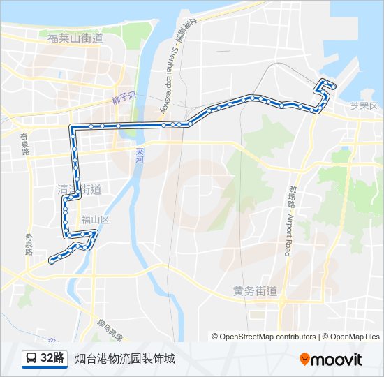 公交32路的线路图