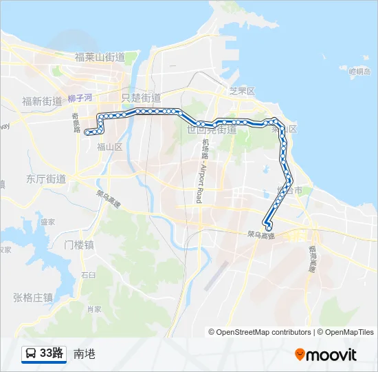 33路 Bus Line Map