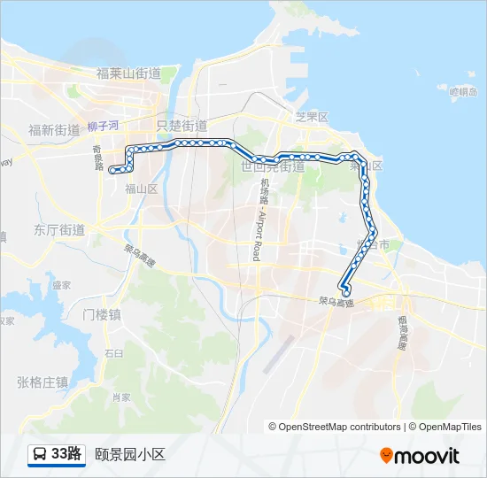 33路 Bus Line Map