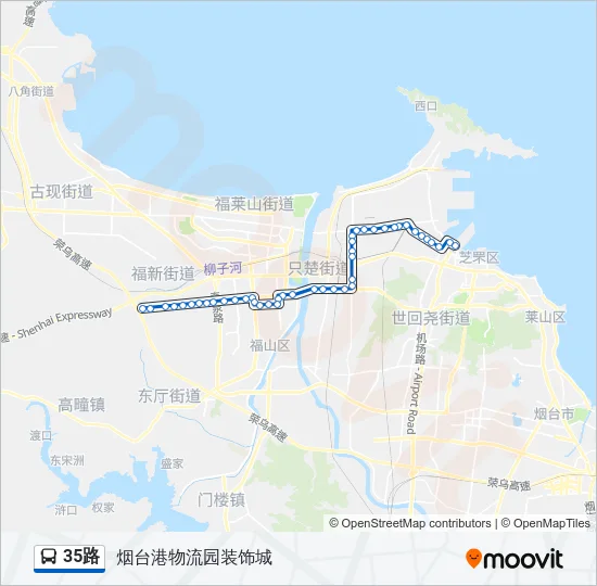 35路 Bus Line Map