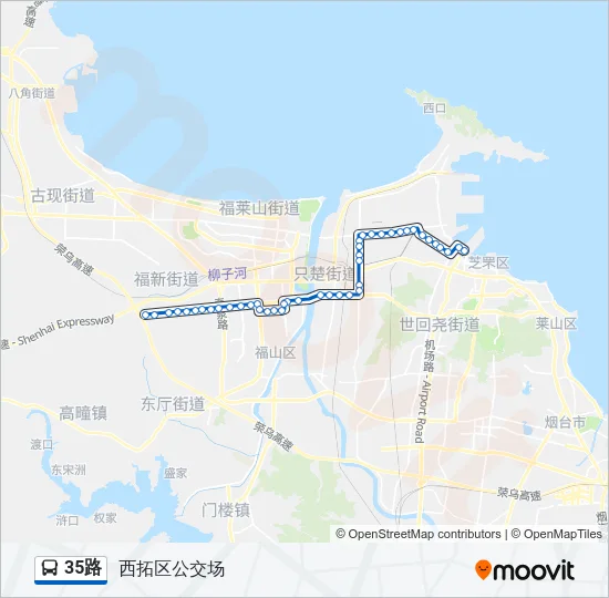 35路 Bus Line Map