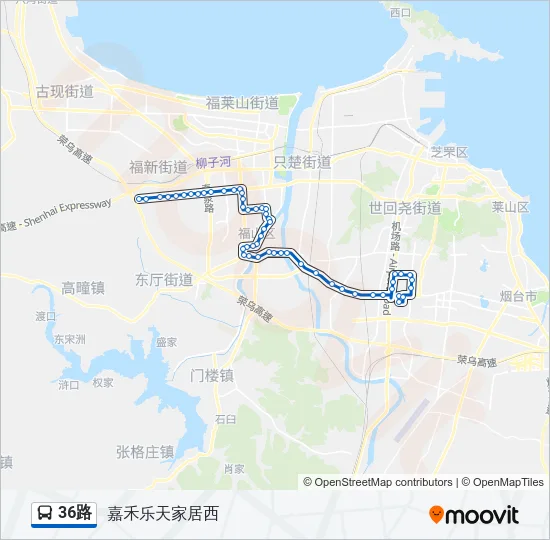 36路 Bus Line Map