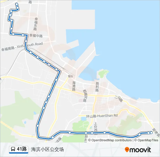 41路 Bus Line Map