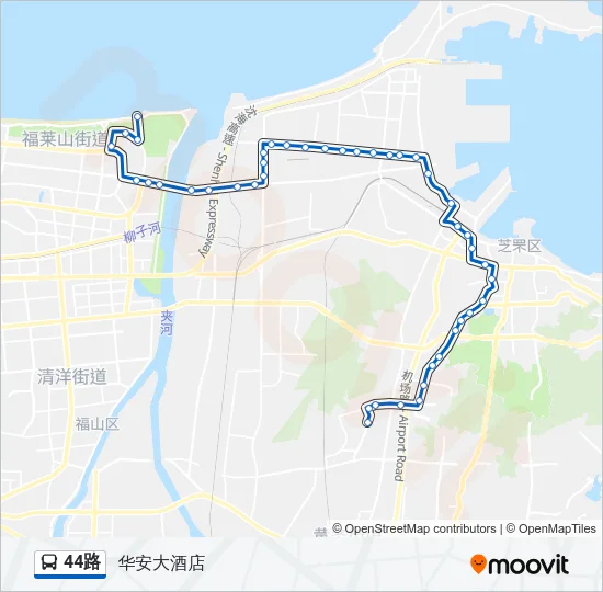44路 Bus Line Map
