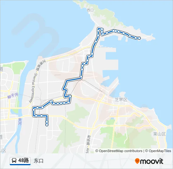 48路 Bus Line Map