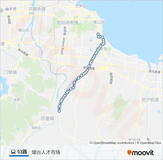 53路 Bus Line Map