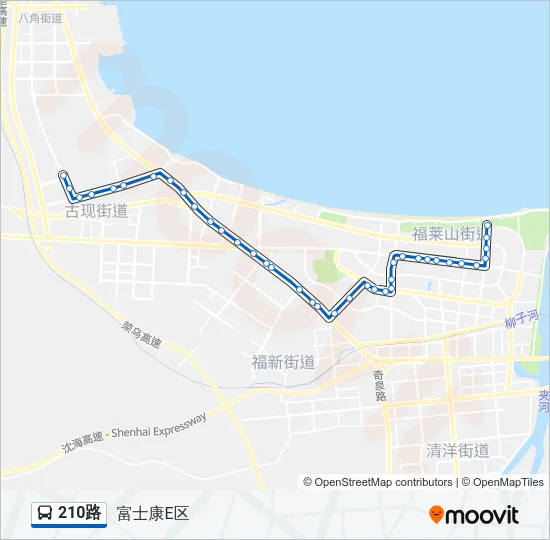 210路 Bus Line Map