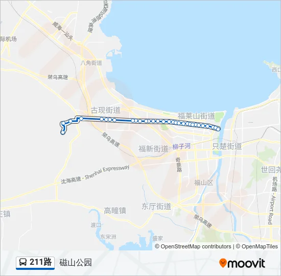 211路 Bus Line Map