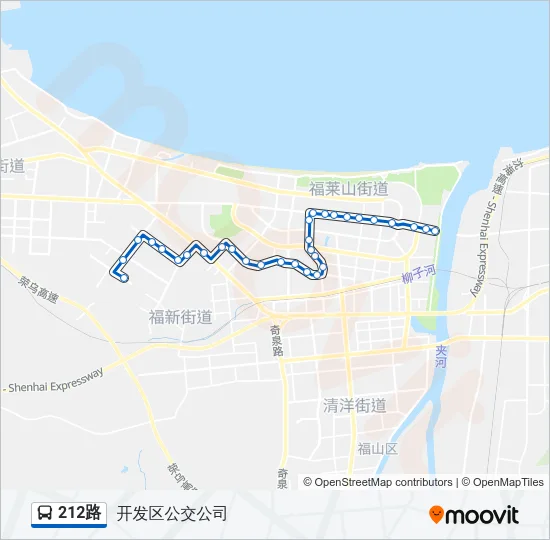 212路 Bus Line Map