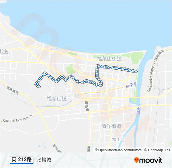 212路 Bus Line Map