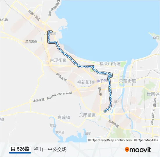 526路 Bus Line Map