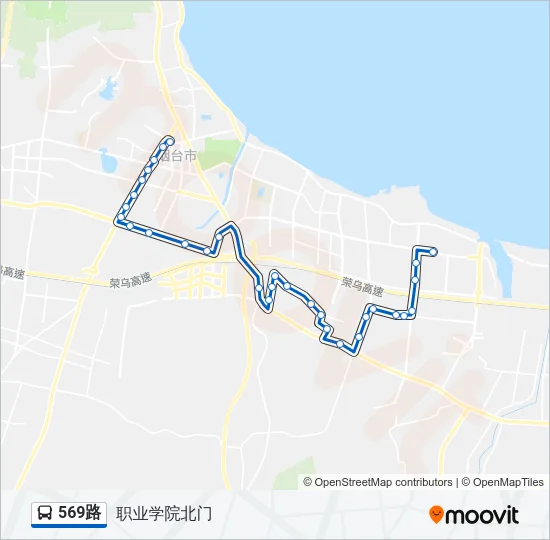 569路 Bus Line Map